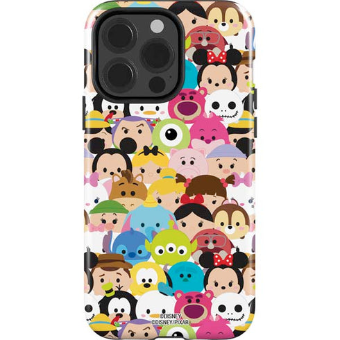 Disney Tsum Tsum Close up Characters iPhone 15 Pro Impact Case